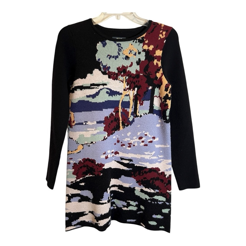 Maeve Anthropologie Scenic Woodland Winter sweater dress Size XX Small